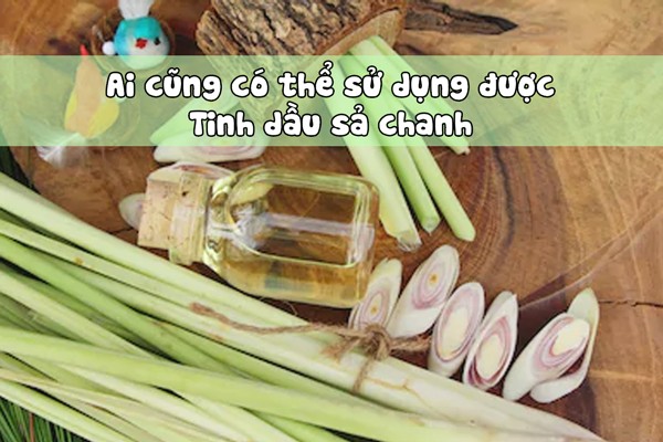 Đối tượng sử dụng tinh dầu sả chanh