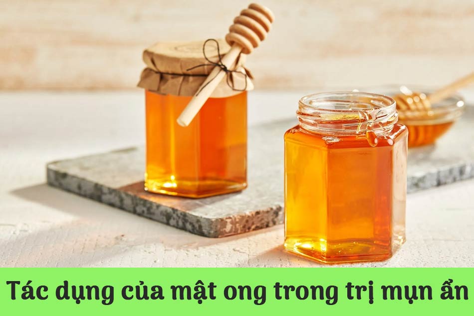 Tác dụng của mật ong trong trị mụn ẩn