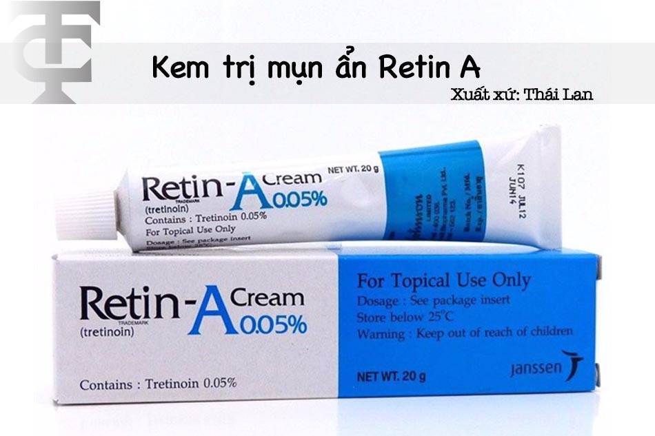 Hình ảnh Kem trị mụn ẩn Retin A