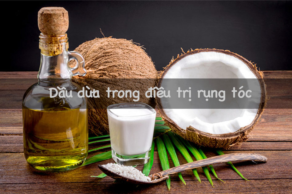 Dầu dừa trị rụng tóc