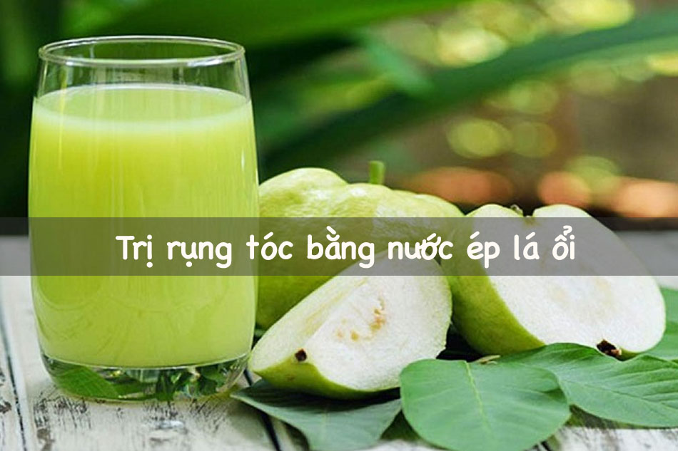 Massage đầu bằng nước ép lá ổi