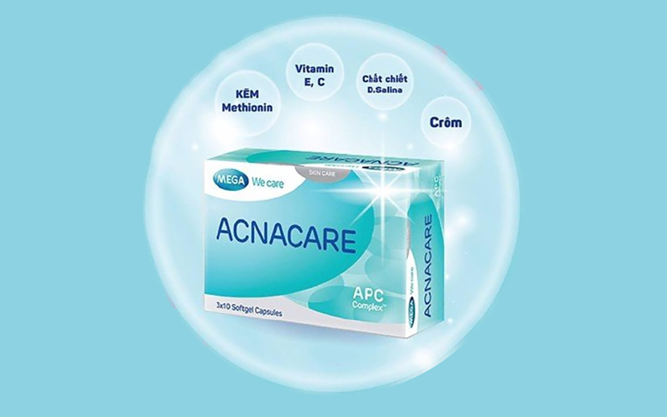 Viên uống trị mụn Acnacare