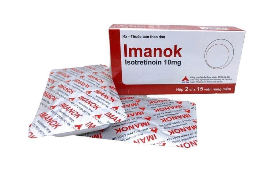 Hình ảnh của thuốc trị mụn Imanok