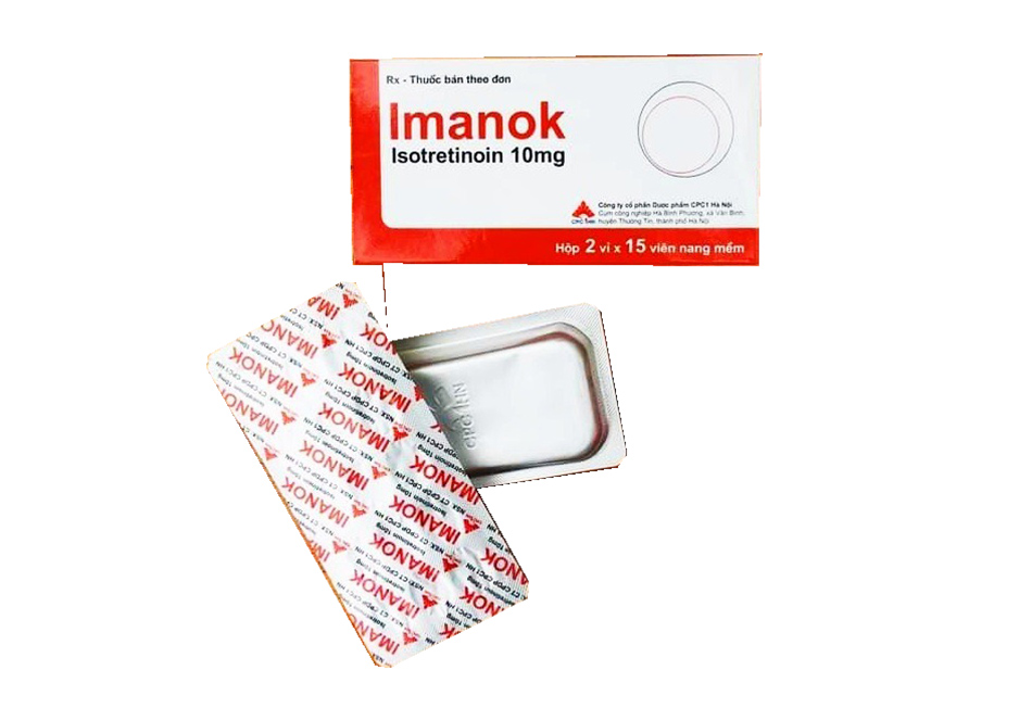 Hình ảnh của thuốc trị mụn Imanok