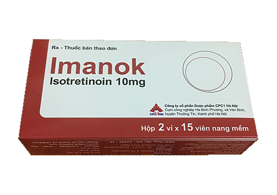 Hình ảnh của thuốc trị mụn Imanok