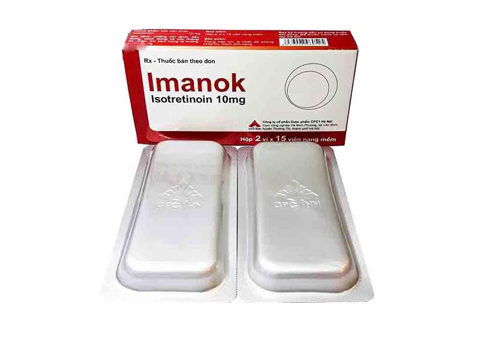 Hình ảnh của thuốc trị mụn Imanok