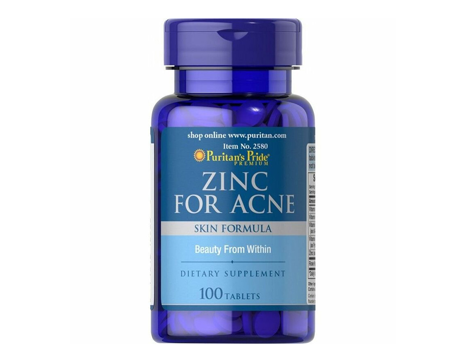 Viên uống trị mụn Zinc for acne